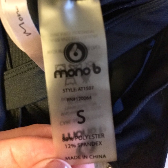 Mono b black workout tank - Picture 5 of 5